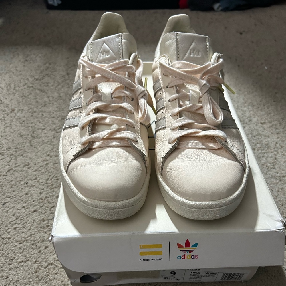Pharrel Williams x Adidas PW Campus Used Size 9 W/Damaged Original Box And Tags